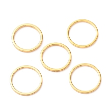 Honeyhandy 201 Stainless Steel Linking Rings, Round, Golden, 11.5x1mm