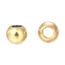 Honeyhandy 202 Stainless Steel Rondelle Spacer Beads, Golden, 5x4mm, Hole: 2mm