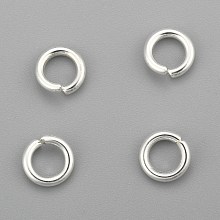 Honeyhandy 304 Stainless Steel Jump Rings, Open Jump Rings, Silver, 6x1.2mm, Inner Diameter: 4mm