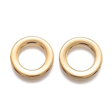 Honeyhandy 304 Stainless Steel Linking Rings, Round Rings, Golden, 18x2mm, Hole: 11.5mm