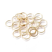 Honeyhandy Brass Linking Rings, Golden, 12x1mm, Inner Diameter: 11mm