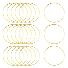 Honeyhandy Brass Linking Rings, Golden, 30x1mm