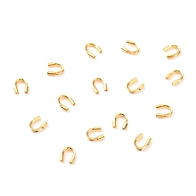 Honeyhandy Brass Wire Guardian and Protectors, Long-Lasting Plated, Real 18K Gold Plated, 4.5x4x1mm, Hole: 0.6mm