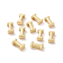 Honeyhandy Brass Charms, Long-Lasting Plated, Letter, Letter.I, I: 8.5x3x3mm, Hole: 1.6mm