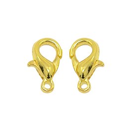 NBEADS 1000Pcs Zinc Alloy Lobster Claw Clasps, Golden, 10x6mm, Hole: 1mm