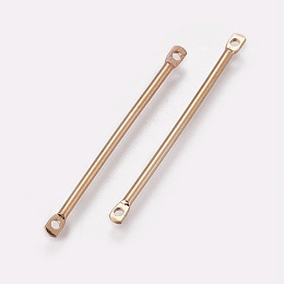 Honeyhandy Brass Bar Links, Golden, 30x1mm, Hole: 1mm