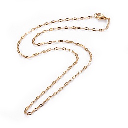 Honeyhandy 304 Stainless Steel Cable Chain Necklaces, with Lobster Claw Clasps, Soldered, Golden, 17.9 inch(45.5cm), 2mm