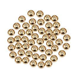 NBEADS 100 Pcs 8mm 304 Stainless Steel Smooth Round Metal Spacer Beads Loose Beads DIY Jewelry Making Findings