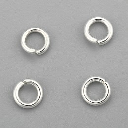 Honeyhandy 304 Stainless Steel Jump Rings, Open Jump Rings, Silver, 6x1.2mm, Inner Diameter: 4mm