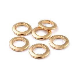 Honeyhandy 304 Stainless Steel Linking Rings, Rings, Golden, 15x2mm, Inner Diameter: 9.5mm