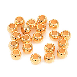 Honeyhandy 201 Stainless Steel Spacer Beads, Rondelle, Golden, 4x3mm, Hole: 2.5mm