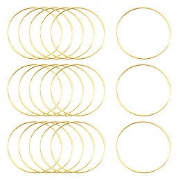 Honeyhandy Brass Linking Rings, Golden, 30x1mm