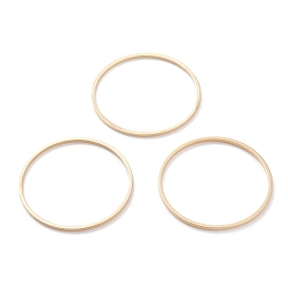 Honeyhandy Brass Linking Rings, Long-Lasting Plated, Round Ring, Real 24K Gold Plated, 30x1mm, Inner Diameter: 28mm