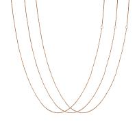 PandaHall Elite 20 Strands 18" Stainless Steel Cable Chain Necklaces with Lobster Clasps for Necklace Jewelry Making, Golden