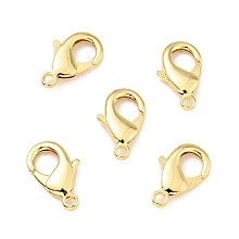 Honeyhandy Brass Lobster Claw Clasps, Parrot Trigger Clasps for Jewelry Making Findings, Cadmium Free & Lead Free, Long-Lasting Plated, Real 18K Gold Plated, 19x10x4mm, Hole: 2.5mm