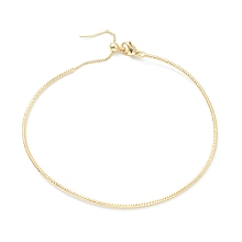 Honeyhandy Brass Chain Bracelet, Real 18K Gold Plated, 0.15cm, Inner Diameter: 2-1/2 inch(6.5cm)