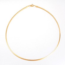 Honeyhandy 304 Stainless Steel Necklaces, with Lobster Clasps, Golden, 17.7 inch(45cm)