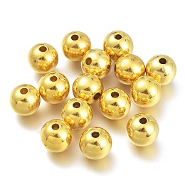 Honeyhandy CCB Plastic Beads, Round, Golden, 11.5x11.5mm, Hole: 2.5mm