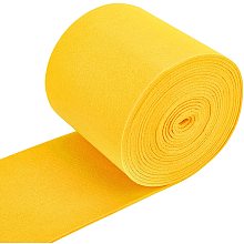 BENECREAT 19.7ftx5.5" Felt Fabric Craft Gold Nonwoven Felt Roll Padding Felt Fabric for Cushion, DIY Craft, Patchwork Sewing, 3mm Thick