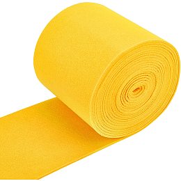 BENECREAT 19.7ftx5.5" Felt Fabric Craft Gold Nonwoven Felt Roll Padding Felt Fabric for Cushion, DIY Craft, Patchwork Sewing, 3mm Thick