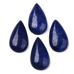 Honeyhandy Natural Lapis Lazuli Cabochons, Teardrop, 28~29x15~17x6~9mm