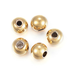 Honeyhandy 304 Stainless Steel Spacer Beads, Rondelle, Golden, 4x3.5mm, Hole: 1.4~1.5mm