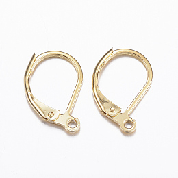 20pcs 5 Styles Leverback Earring Findings 304 Stainless Steel Rose Gold  Leverback French Earring Hooks Open Loop Leverback Earring Hoop for Earring