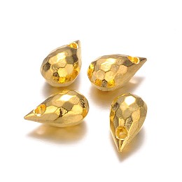 Honeyhandy Alloy Teardrop Charms, Golden, 9x5x4mm, Hole: 1mm