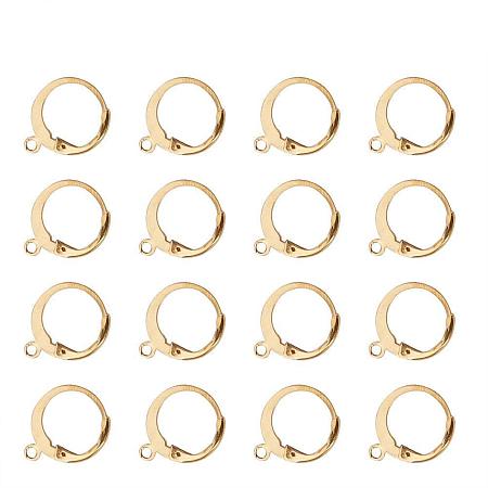 ARRICRAFT 304 Stainless Steel Lever Back Earring Hooks 14.5x12mm for Jewelry Making, 100pcs in total