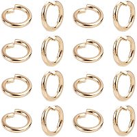 UNICRAFTALE About 100pcs Gold Open Jumps Rings 18 Gauge Connector Rings Stainless Steel Metal Jump Ring Jewelry Connectors for DIY Jewelry Making 6mm
