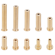 CHGCRAFT Brass Tip Plug Weights for Golf Club Shaft, Golf Accessories, Golden, 7~37.5x8.5~9mm, Hole: 1.7mm, 10pcs/box