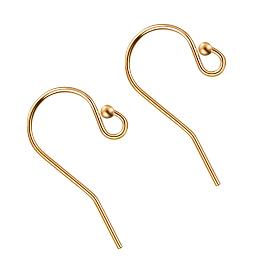 100 Pairs Gold Earring Hooks, Jewelry Findings Making for DIY，Earring Hooks  Fish Hook Earrings French Wire Hooks Jewelry Findings Earring Parts DIY  Making in Kenya