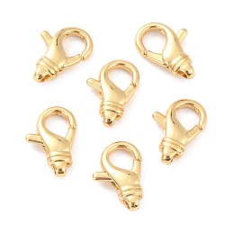 ARRICRAFT Eco-friendly Brass Lobster Claw Clasps, Long-Lasting Plated, Real 18K Gold Plated, 19x12.5x4.5mm, Hole: 2.1x2.4mm