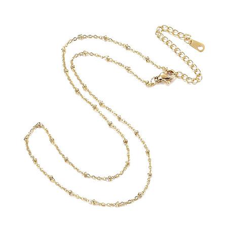 ARRICRAFT 10pcs 304 Stainless Steel Necklaces, Cable Chain Necklaces, Golden, 16.14