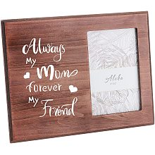 FINGERINSPIRE 10x8inches/25X20cm Memorial Picture Frame The Love Between Mother and Daughter/Son Lasts Forever Rectangle Photo Frame with Word for Mother's Day, Graduation, Birthday Gift