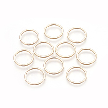 Honeyhandy Brass Linking Rings, Nickel Free, Real 18K Gold Plated, 20x1.5mm, 17mm Inner Diameter