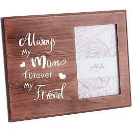 FINGERINSPIRE 10x8inches/25X20cm Memorial Picture Frame The Love Between Mother and Daughter/Son Lasts Forever Rectangle Photo Frame with Word for Mother's Day, Graduation, Birthday Gift