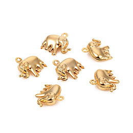 Honeyhandy 304 Stainless Steel Charms, Elephant, Golden, 15x14.5x5mm, Hole: 1.2mm