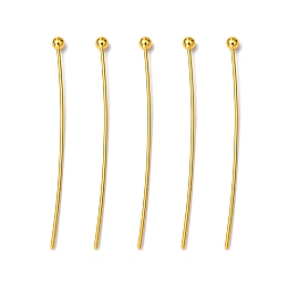 KINBOM 300pcs Straight Head Pins for Jewelry Making Assorted, 2inch Long  End Head Pins Silver and Gold Jewelry Pins for Beads for DIY Crafts Earring