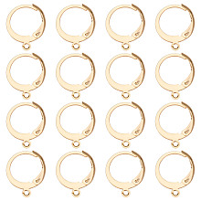 SUNNYCLUE 1 Box 80Pcs Leverback Earring Hooks Real 18K Gold Plated Stainless Steel Huggie Hoop Round Leverbacks Earwires Lever Back Hoops for Jewelry Making Earrings Backs Findings Replacement Adult