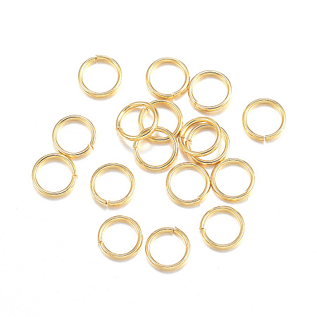 Honeyhandy 304 Stainless Steel Jump Rings, Open Jump Rings, Golden, 24 Gauge, 4x0.5mm