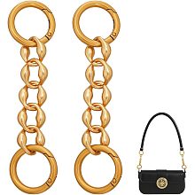 UNICRAFTALE 2 Pcs Bag Extender Chain Alloy Cable Purse Strap Extender for Shoulder Bag Antique Golden 14cm Chain Strap Extender Replacement Accessory Bag Chain Straps for Purse Clutch Handbag Supplies