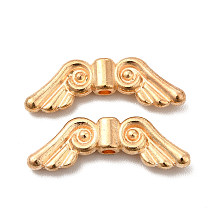 Honeyhandy Alloy Beads, Wing, Light Gold, 7x21x3mm, Hole: 1.6mm