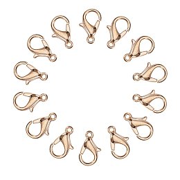 NBEADS 1000Pcs Zinc Alloy Lobster Claw Clasps, Light Gold, 12x6mm, Hole: 1.2mm