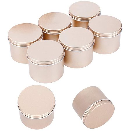 PH PandaHall 16 Pack 3.3oz Screw Lid Round Tins Metal Tins Empty Tin Containers Travel Tin Cans for Candles Arts Crafts, Storage, Cosmetics Party Favors Tins