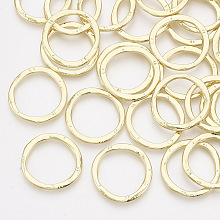 Honeyhandy Alloy Linking Rings, Ring, Light Gold, 23x24x2mm, Inner Diameter: 19mm