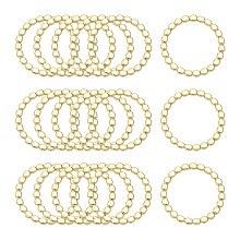 Honeyhandy Alloy Linking Rings, Ring, Light Gold, 22x1.5mm, Inner Diameter: 18mm