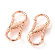 Honeyhandy Zinc Alloy DIY Bags Adjustable Clasps Accessories, Bags Buckle, Rose Gold, 2.75x1.3x0.7cm