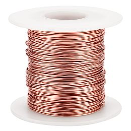 BENECREAT 20 Gauge Aluminum Craft Wire, 262 Feet Bendable Metal Wire Jewelry Wire for Jewelry Making, Sculpting, Bike Modelling Skeleton Crafting Floral Making, Copper