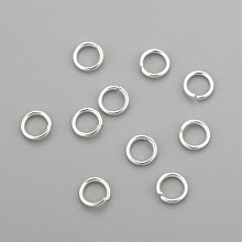 Honeyhandy 304 Stainless Steel Jump Rings, Open Jump Rings, Silver, 21 Gauge, 4.5x0.7mm, Inner Diameter: 3mm